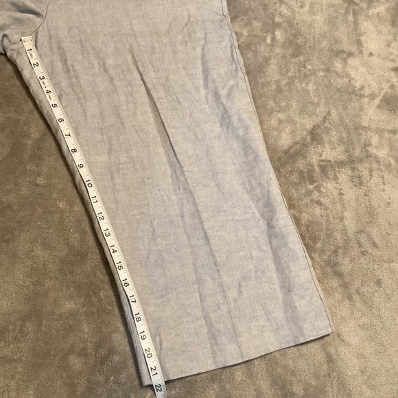 NWT THE LIMITED Pants Modern Crop Women’s Size 16  Linen & Cotton Blend - Picture 9 of 13